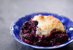 Blackberry cobbler