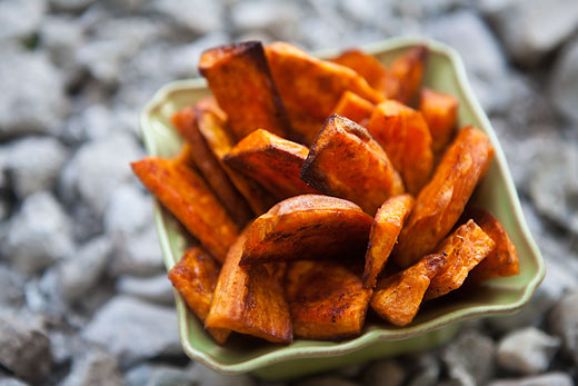 Oven baked sweet potato fries