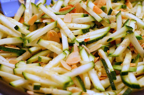 Quick zucchini sauté