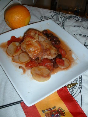 Walking Spanish down the hall chicken thighs